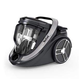 Tefal Silence Force Cyclonic Effitech, 500 W, bez maisiņa, melna - Putekļu sūcējs