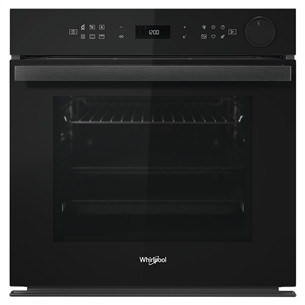 Whirlpool, 73 L, pyrolytic cleaning, black - Built-in oven AKZ9S8270FB