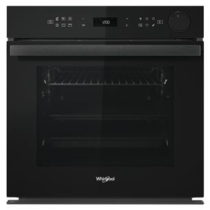 Whirlpool, 73 L, pyrolytic cleaning, black - Built-in oven AKZ9S8270FB