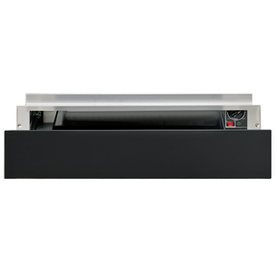 Whirlpool, width 59,5 cm, black - Built-in warming drawer