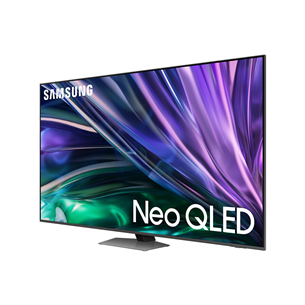 Samsung QN85D, 85'', 4K UHD, Neo QLED, sudraba - Televizors