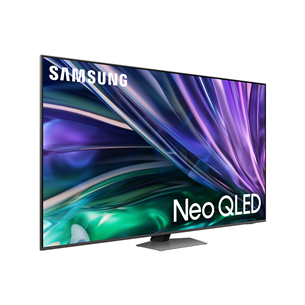 Samsung QN85D, 85'', 4K UHD, Neo QLED, sudraba - Televizors
