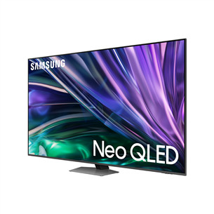 Samsung QN85D, 65'', 4K UHD, Neo QLED, Mini LED, sudraba - Televizors