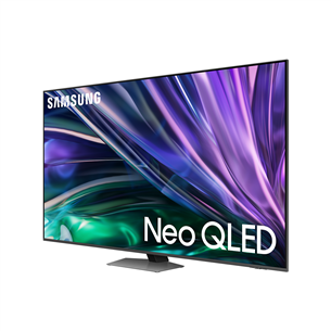 Samsung QN85D, 65'', 4K UHD, Neo QLED, sudraba - Televizors