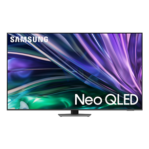 Samsung QN85D, 55'', 4K UHD, Neo QLED, sudraba - Televizors