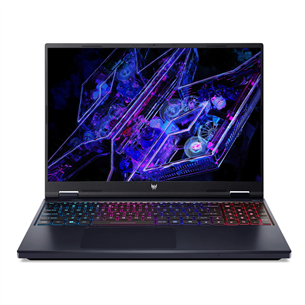 Acer Predator Helios Neo 16, 16'', WUXGA, 165 Hz, i7, 16 GB, 512 GB, RTX 4060, ENG, melna - Portatīvais dators NH.QQUEL.001