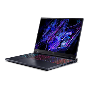 Acer Predator Helios Neo 16, 16'', WUXGA, 165 Hz, i7, 16 GB, 512 GB, RTX 4060, ENG, melna - Portatīvais dators