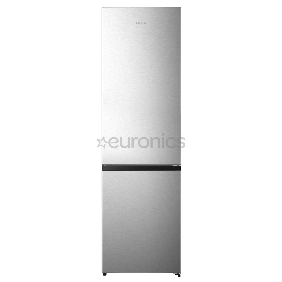 Hisense, NoFrost 336 L, augstums 201 cm, pelēka - Ledusskapis