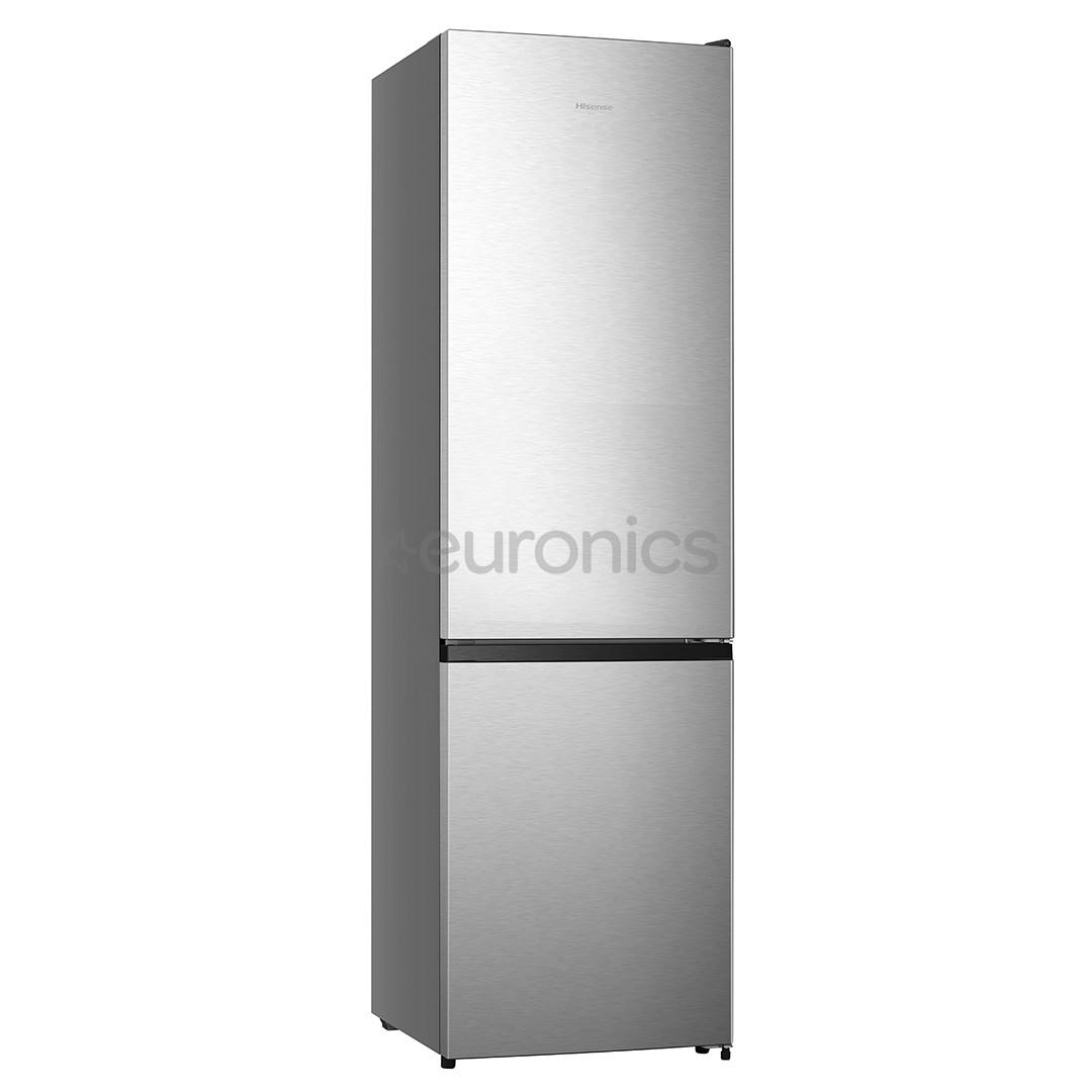 Hisense, NoFrost 336 L, augstums 201 cm, pelēka - Ledusskapis