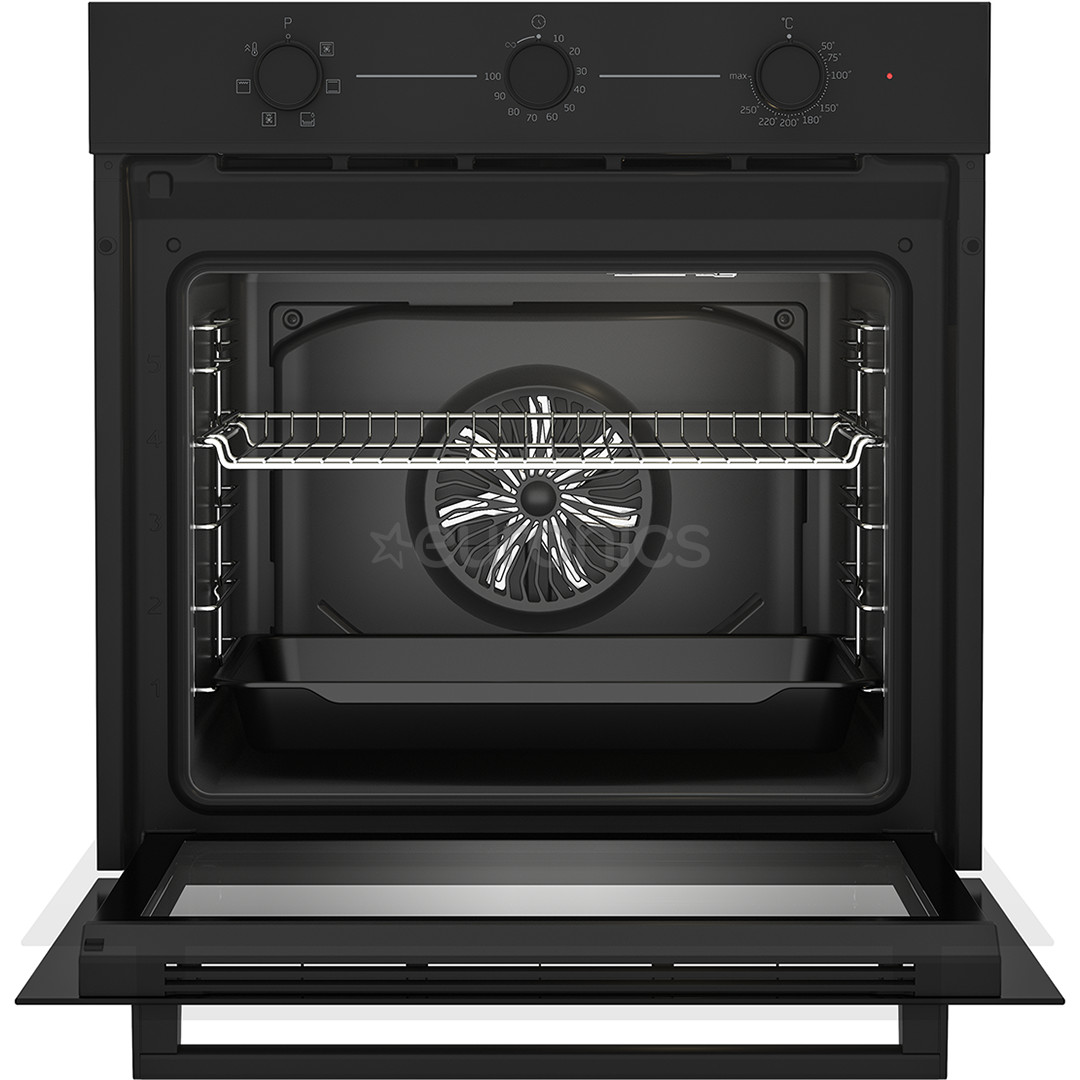 Beko, 72 L, black - Built-in oven