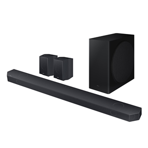 Samsung Q-series HW-Q930D, 9.1.4, melna - SoundBar mājas kinozāle