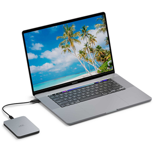 LaCie Mobile Drive, USB-C, 1 TB, gray - External hard drive