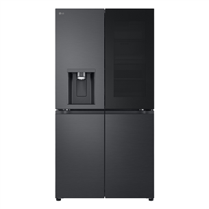 LG, Instaview, 638 L, height 180 cm, black - SBS Refrigerator GMG960EVJE.AEVQEUR