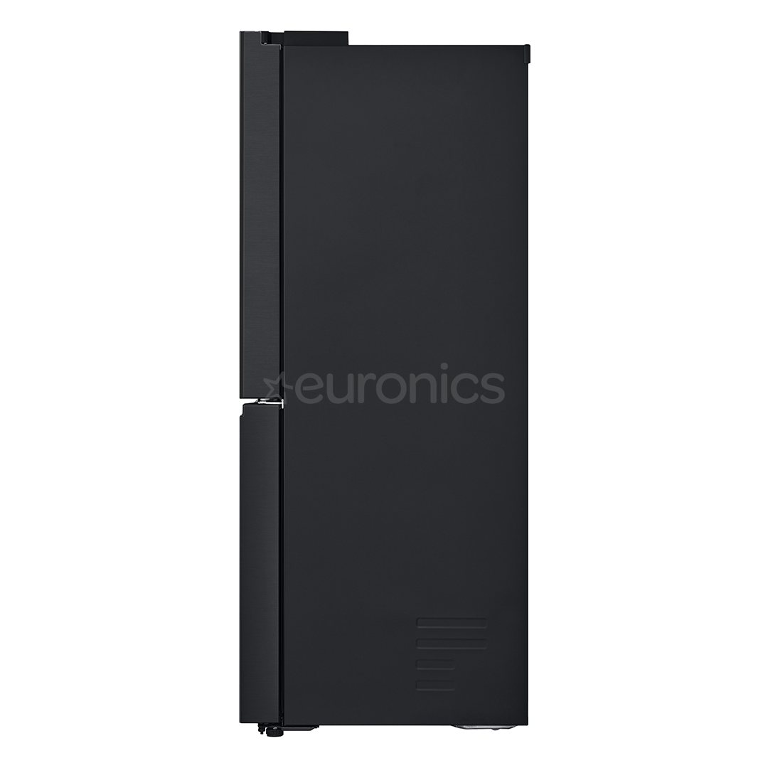 LG, Instaview, 638 L, augstums 180 cm, melna - SBS Ledusskapis