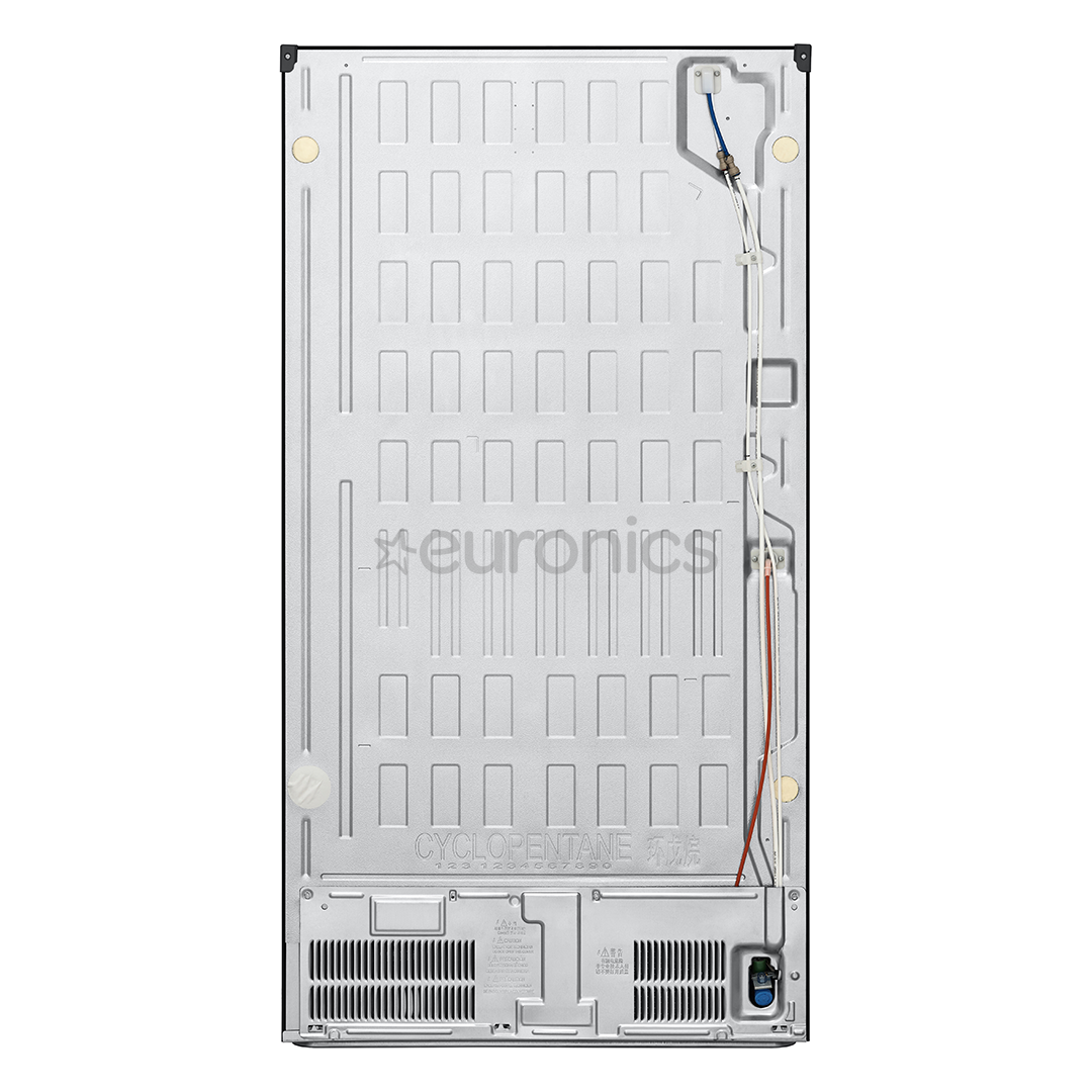 LG, Instaview, 638 L, augstums 180 cm, melna - SBS Ledusskapis