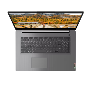 Lenovo IdeaPad 3 17ALC6, Ryzen 5, 8 GB, 512 GB, ENG, pelēka - Portatīvais dators