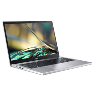 Acer Aspire 3, 15.6", Ryzen 5, 8 GB, 256 GB, SWE, sudraba - Portatīvais dators