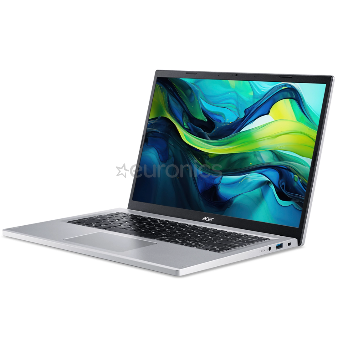 Acer Aspire Go 14, i3, 8 GB, 256 GB, ENG, sudraba - Portatīvais dators