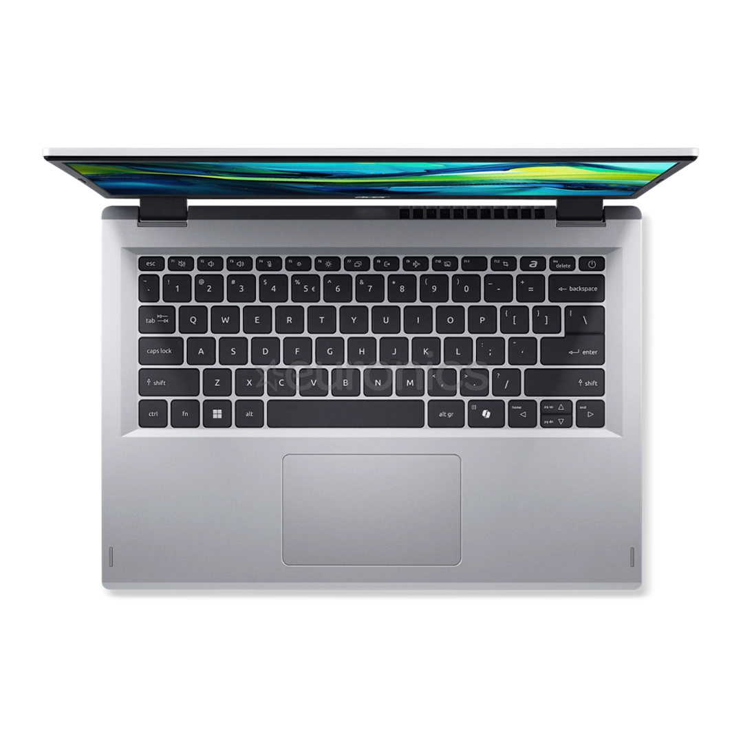 Acer Aspire Go 14, i3, 8 GB, 256 GB, ENG, sudraba - Portatīvais dators