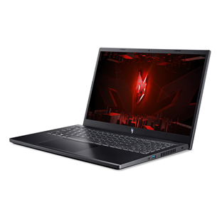 Acer Nitro V15, 15,6", 144 Hz, Ryzen 5, 16 GB, 512 GB, RTX 4050, ENG, obsidian black - Notebook