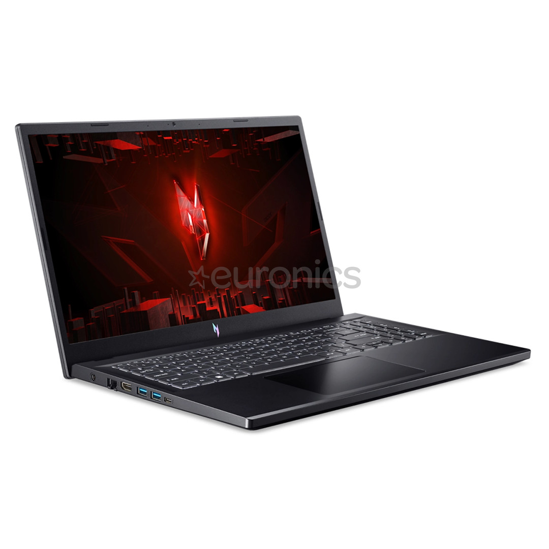 Acer Nitro V15, 15,6", 165 Hz, Ryzen 7, 16 GB, 1 TB, RTX 4060, ENG, melna - Portatīvais dators