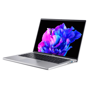 Acer Swift Go OLED, 14", 2.8K, i7, 16 GB, 1 TB, ENG, sudraba - Portatīvais dators