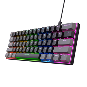 Trust GXT 867 ACIRA, 60%, SWE, black - Mechanical keyboard