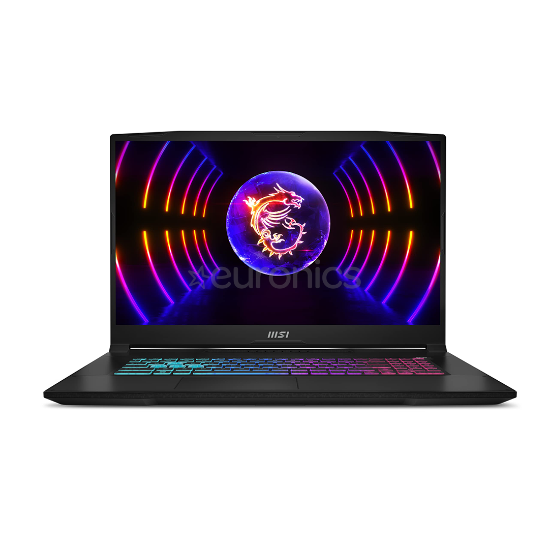 MSI Katana 17 B13V, 17,3'', FHD, 144 Гц, i7, 16 ГБ, 1 ТБ, RTX 4070, ENG, черный - Ноутбук