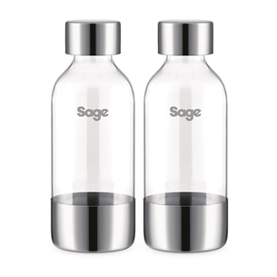 Sage the InFizz™, 0.6 L, 2 gab. - Pudeļu komplekts gāzēto dzērienu pagatavošanas ierīcei