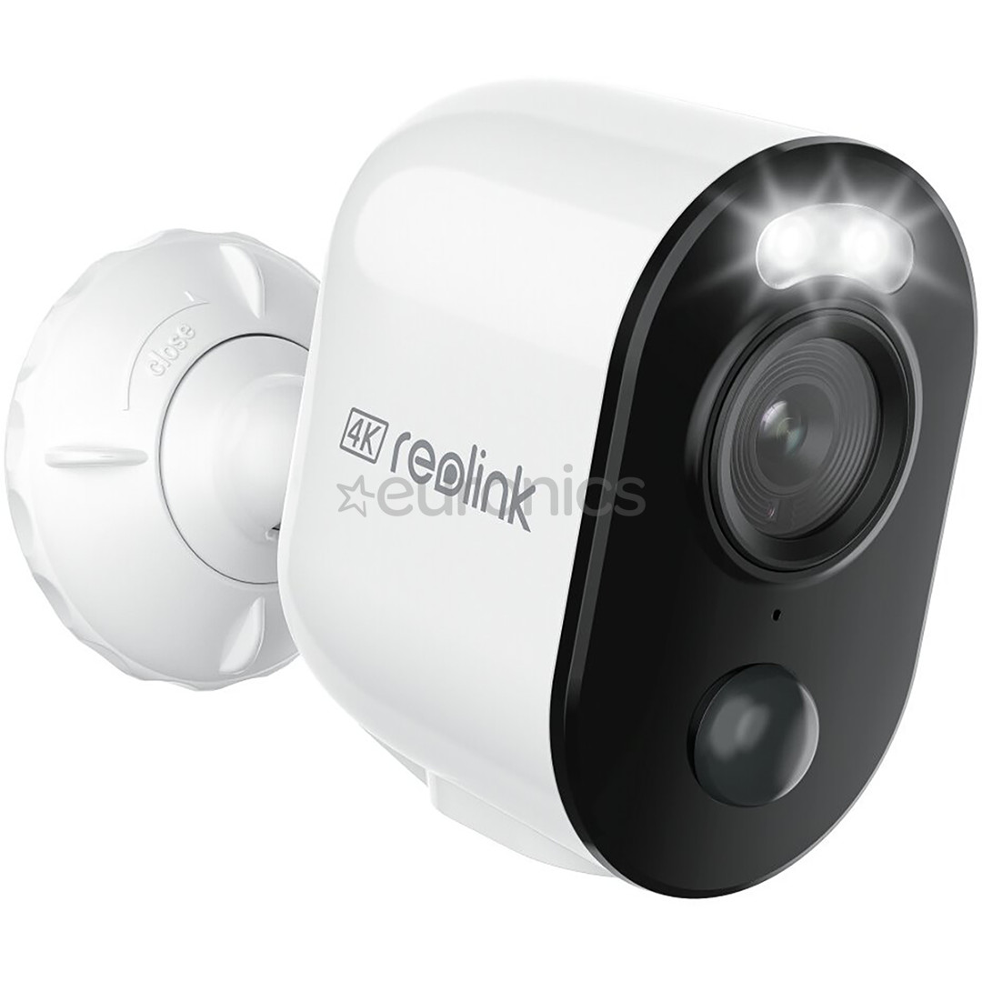 Reolink Argus Series B350, 8 MP, WiFi, nakts redzamība, balta - IP kamera