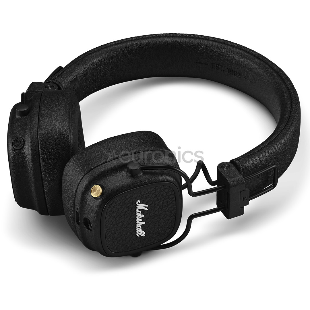 Marshall Major V, black - On-ear wireless headphones