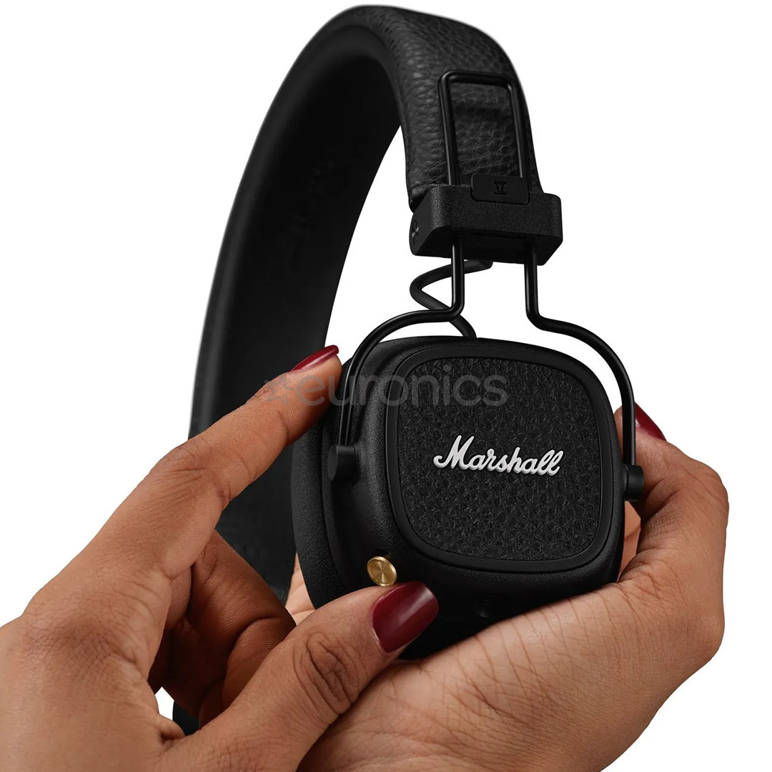 Marshall Major V, black - On-ear wireless headphones