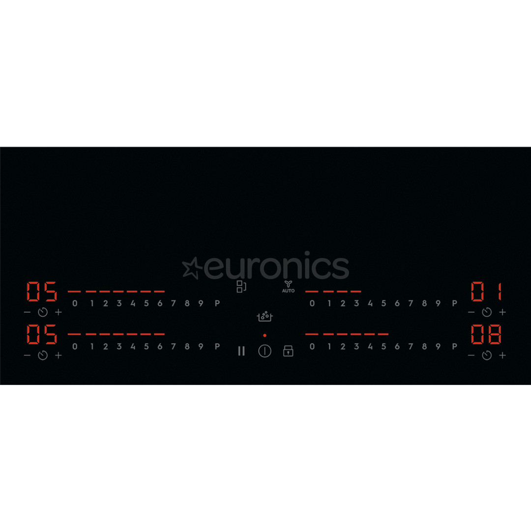 Electrolux 700 SenseBoil, platums 59 cm, melna - Iebūvējama indukcijas plīts virsma