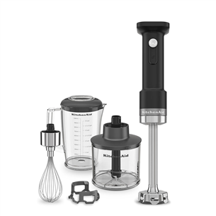 KitchenAid Go, bez akumulatora, matēta melna - Bezvadu rokas blenderis 5KHBRV05BM