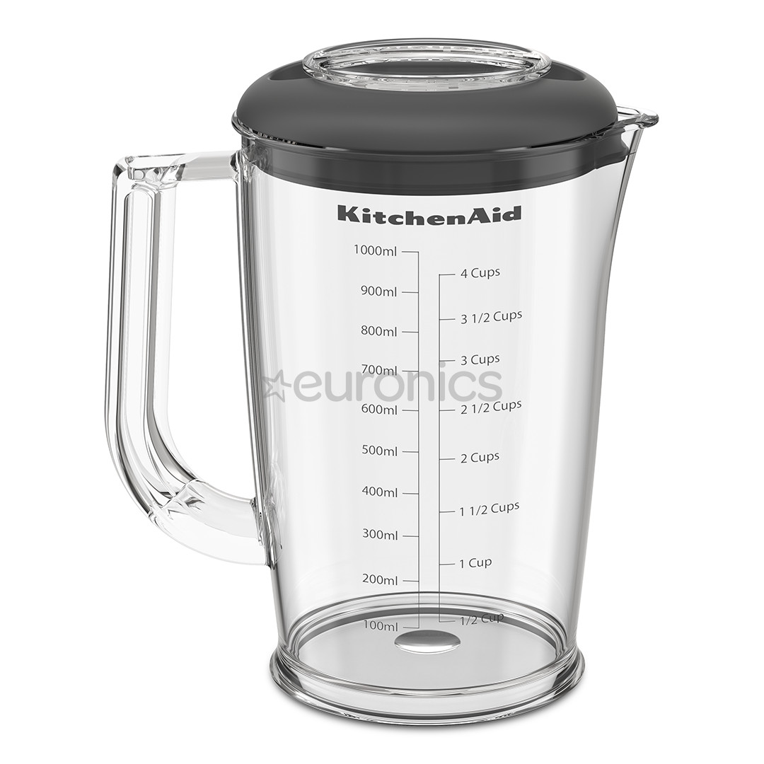 KitchenAid Go, ar akumulatoru, matēta melna - Bezvadu rokas blenderis