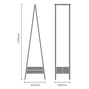 Brabantia Linn, Compact, белый - Решетка для одежды