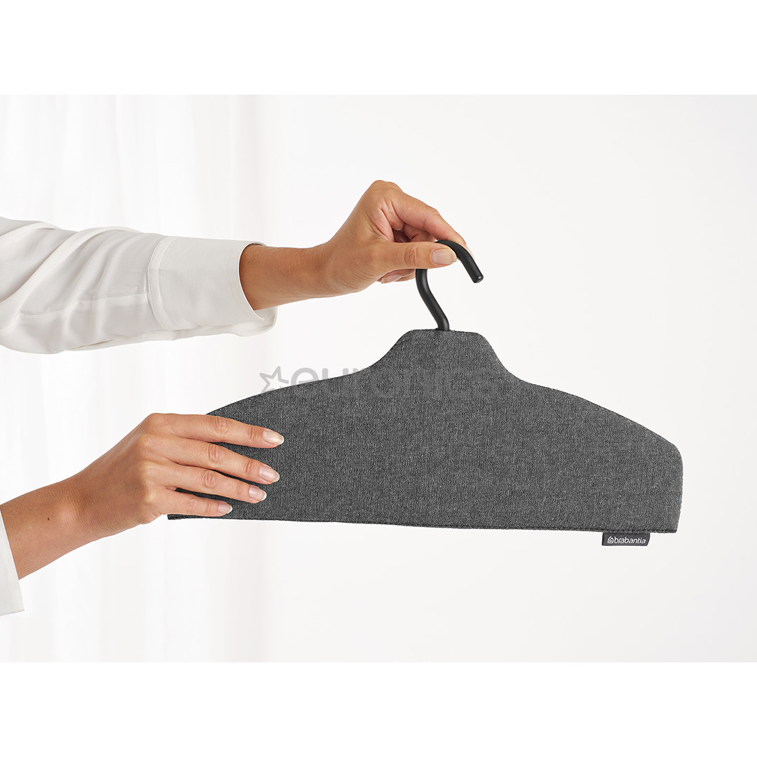 Brabantia, melna - Drēbju pakaramais gludināšanai ar tvaiku