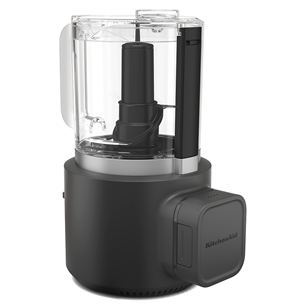 KitchenAid Go, ar akumulatoru, matēta melna - Bezvadu smalcinātājs