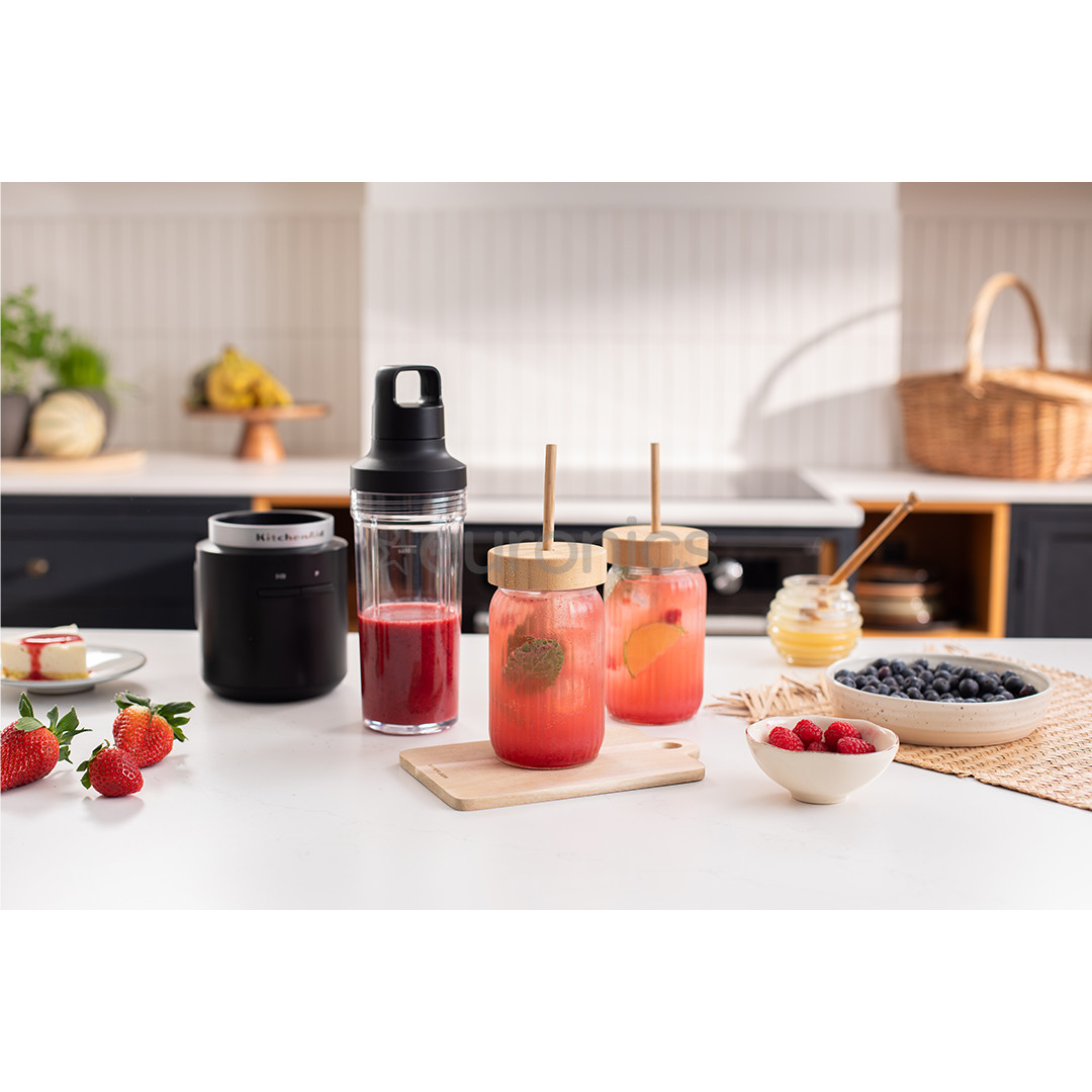 KitchenAid Go, без аккумулятора, матовый черный - Беспроводной мини-блендер
