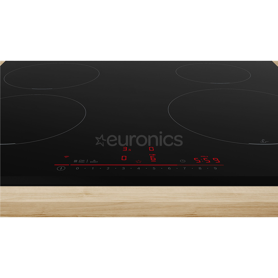 Bosch, Series 6, ширина 60 см, черный - Интегрируемая индукционная варочная панель