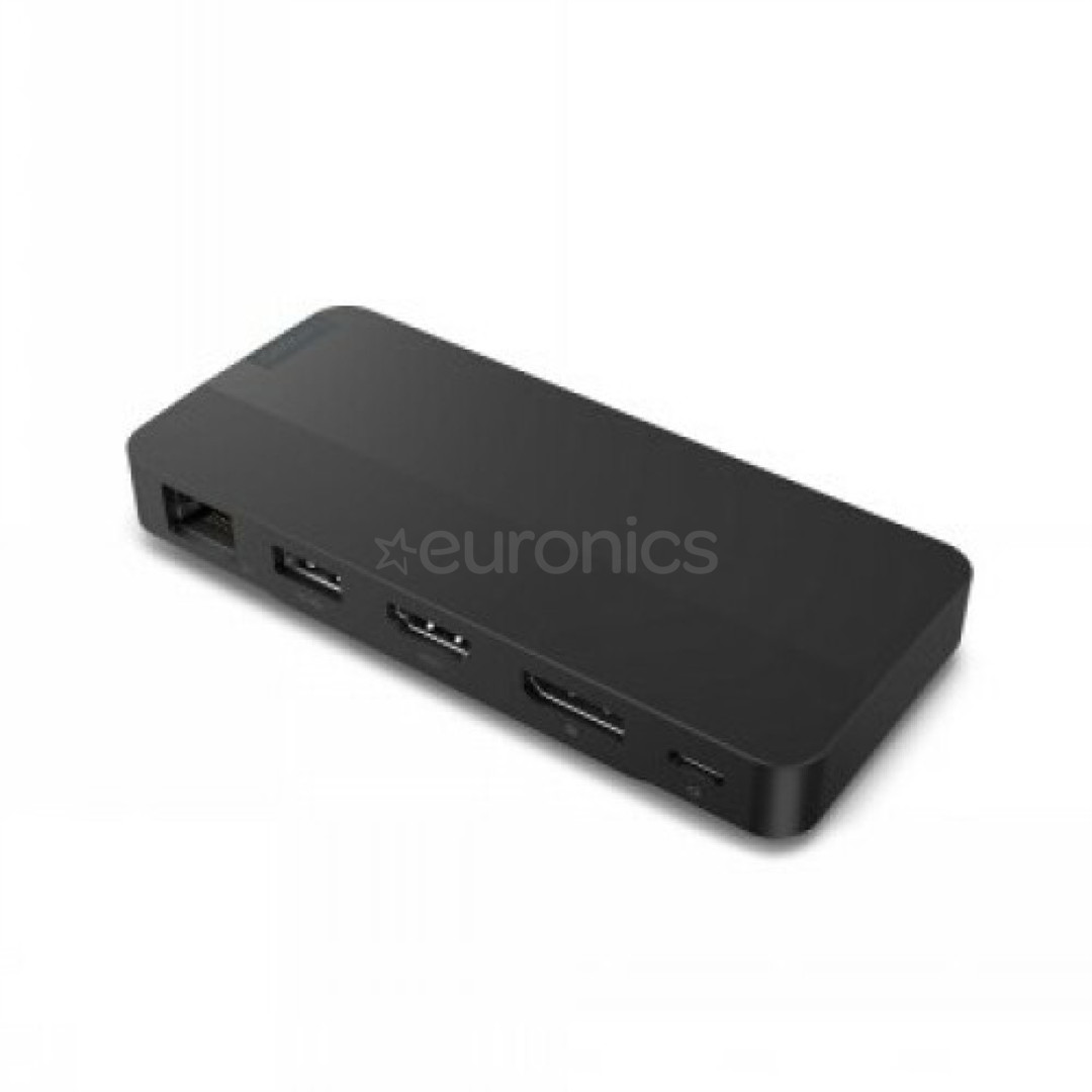 Lenovo USB-C Dual Display Travel, 100 W - Portatīvā datora dokstacija