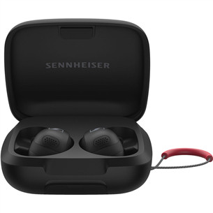 Sennheiser Momentum SPORT True Wireless, melna - Bezvadu austiņas