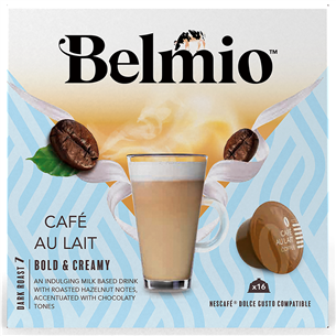 Belmio Cafe Au Lait, 16 porcijas - Kafijas kapsulas