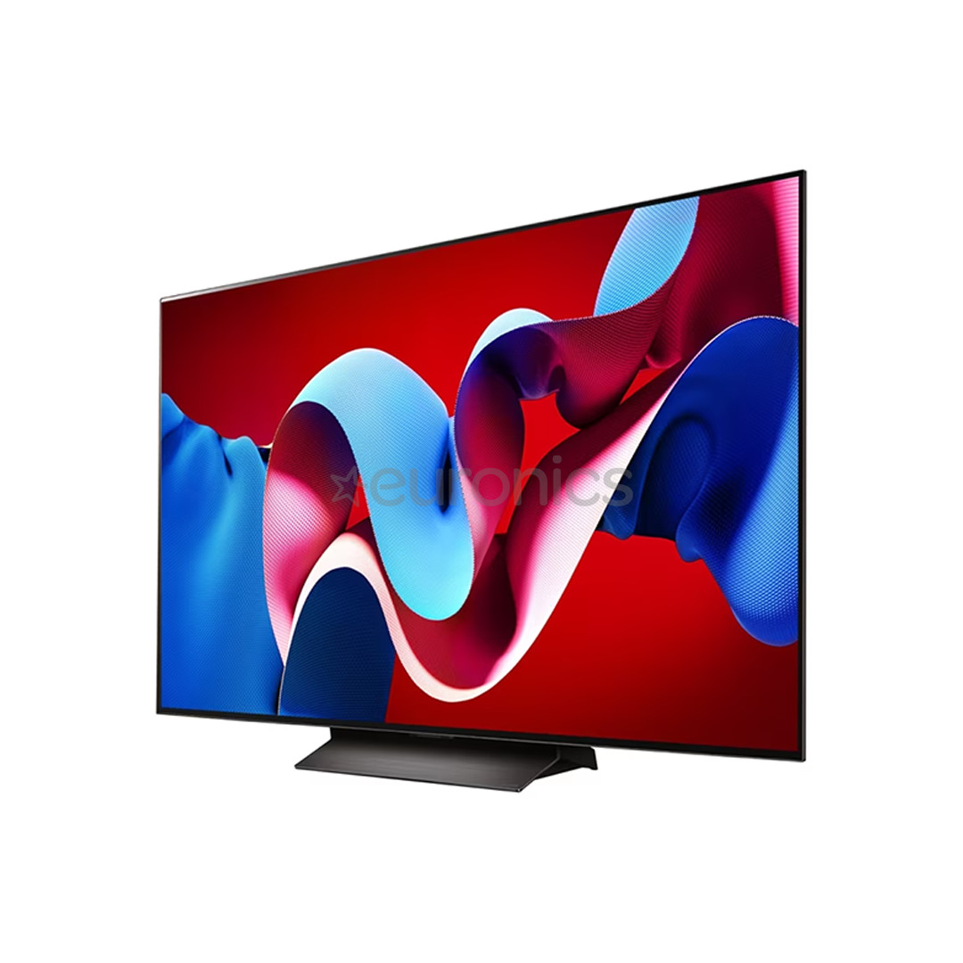 LG evo C4, 55'', 4K UHD, OLED, серый - Телевизор