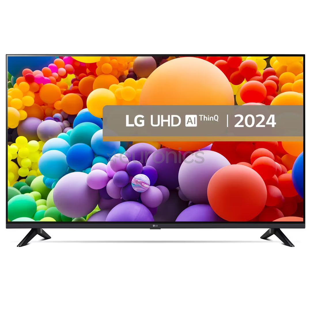LG UT73, 55'', 4K UHD, LED LCD, melna - Televizors