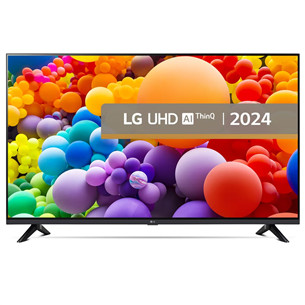 LG UT73, 50'', 4K UHD, LED LCD, melna - Televizors