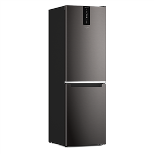 Whirlpool, NoFrost, 335 L, augstums 192 cm, melna - Ledusskapis