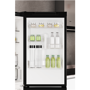 Whirlpool, NoFrost, 335 L, augstums 192 cm, melna - Ledusskapis