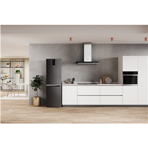 Whirlpool, NoFrost, 335 L, augstums 192 cm, melna - Ledusskapis