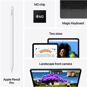 Apple iPad Air 11'' (2024), M2, 128 ГБ, WiFi, серый - Планшет